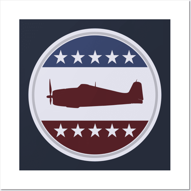 WW2 F6F Hellcat Wall Art by TCP